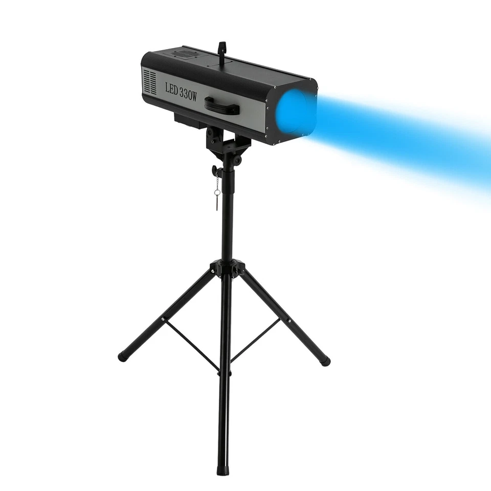 Foco LED de escenario 330 W RGBW luz de punto de seguimiento haz de luz de discoteca DJ con trípode Foto 4 de 4