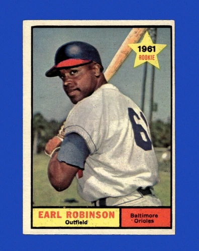 1961 Topps Set-Break #343 Earl Robinson EX-EXMINT *GMCARDS*