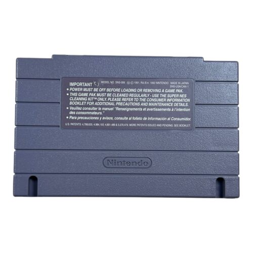 Super Tennis (Super Nintendo Entertainment System, 1991) - Picture 3 of 3