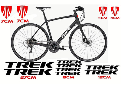Kit Adesivi Per Bici Con Scritta Trek Personalizzati Prespaziati