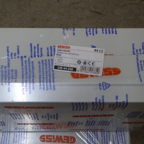 LOT TRAVAUX 20 x Gewiss Boîte de Jonction Boîtes de Boîtier Adaptable IP56 Extérieur Divers - Photo 6/12