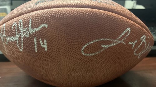 NFC NORTH signed Official Football Lance Briggs Brad Johnson Driver Dotson - Picture 2 of 7