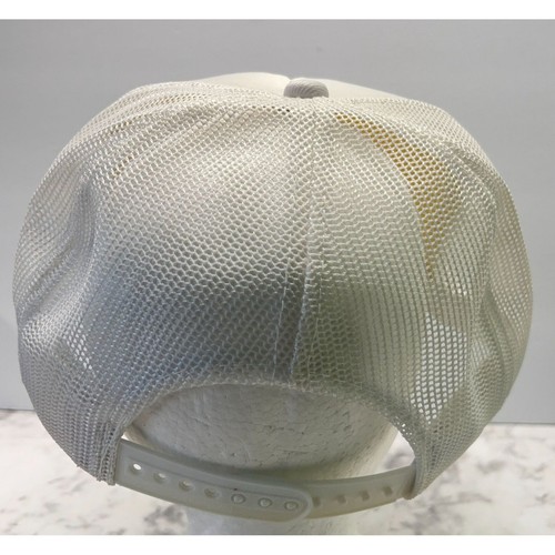 Sombrero de camionero vintage clavel Snapback granja procesado papas blanco años 80 - Imagen 3 de 10