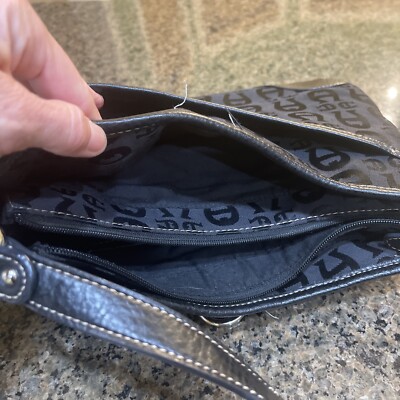 Etienne Aigner Black Vintage Handbags With “A” Emblem