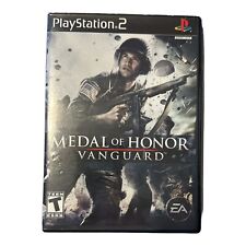 Medal of Honor: Vanguard (Sony PlayStation 2, 2007) Black Label With Manual