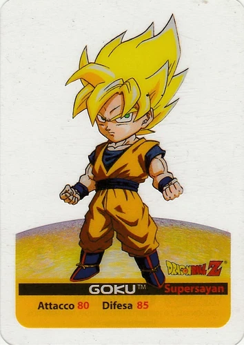 Dragon Ball Z Edibas Platino Serie Platino GOKU N 16