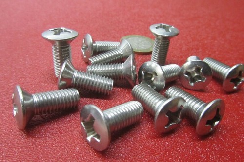 Oval Head Phillips Machine Screw 18-8 (A2) Stainless, M8 x 20 mm L, 25 pcs - Picture 10 of 16