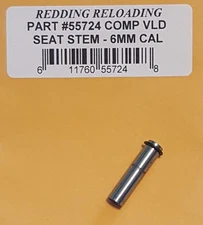 55724 REDDING VLD COMPETITION SEATING DIE STEM - 6MM CAL - NEW - FREE SHIP