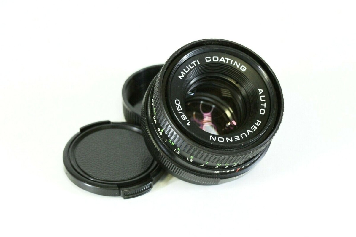 Vintage Black MC Revuenon (Pentacon) auto 1.8/50mm M42 mount