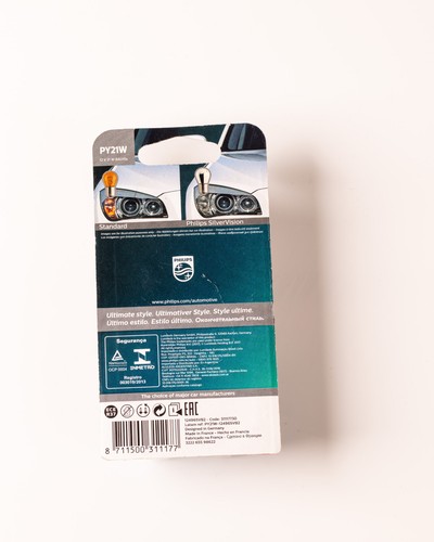 Bombillas De Indicador Philips SilverVision PY21W 12496SVB2 (Doble) - Imagen 2 de 3