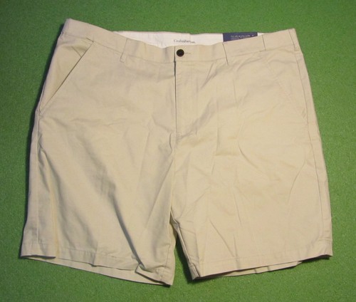 Croft & Barrow Crew-Shorts für Herren, Baumwollmischung, beige, Größe 44, NEU, regulär $ 38