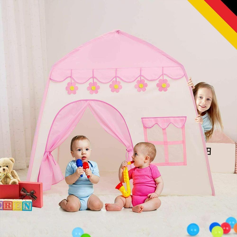 Fee Prinzessin Castle Spielen Zelt Pop up Spielhaus Kinder Mädchen Spielzimmer