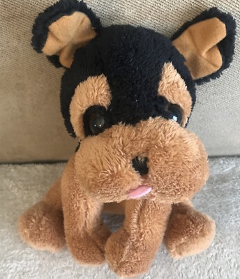 Goffa Dog Plush Puppy Big Eyes Soft Furry Sitting Stuffed Toy