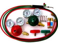 Propane, Oxygen Jewelers' Torch Kit, Regulators, Flash Arrestor, Smith TYPE