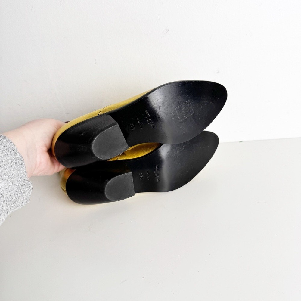 Stivaletti Saint Laurent West 45 oro nuovi con etichetta misura 37 5