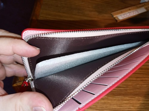 26 Credit Card Holder Zipper Snap Wallet - Picture 4 of 9