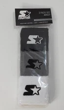 STARTER 3 PACK UNISEX PERFORMANCE 3" SWEATBAND/WRISTBAND