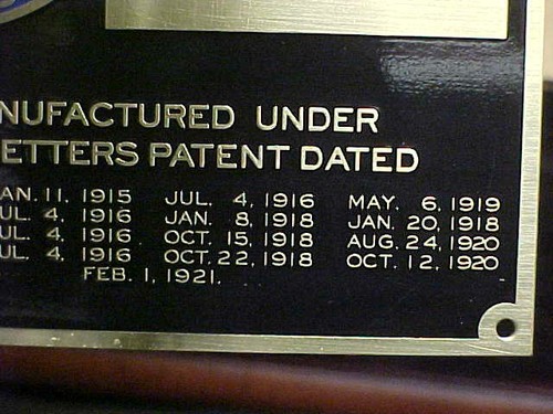 Peerless Motor Car Data Plate acid etched brass Color Logo - Bild 6 von 6