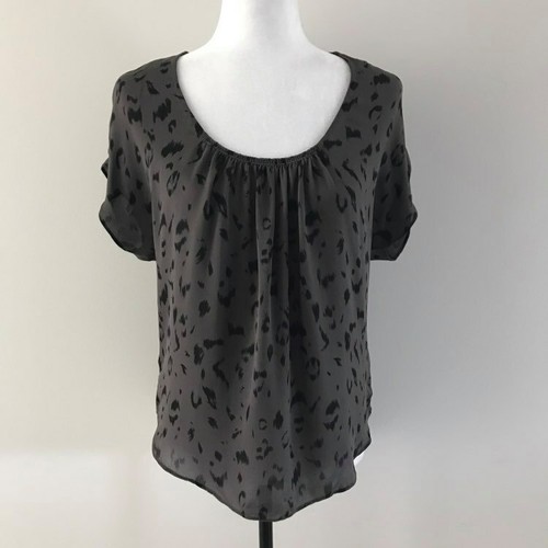 T. BABATON Aritzia 100% Silk Blouse Top 