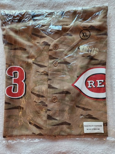 Ken Griffey Jr. #3 Cincinnati Reds US Army Strong Camouflage Jersey XL !! SGA / Neu