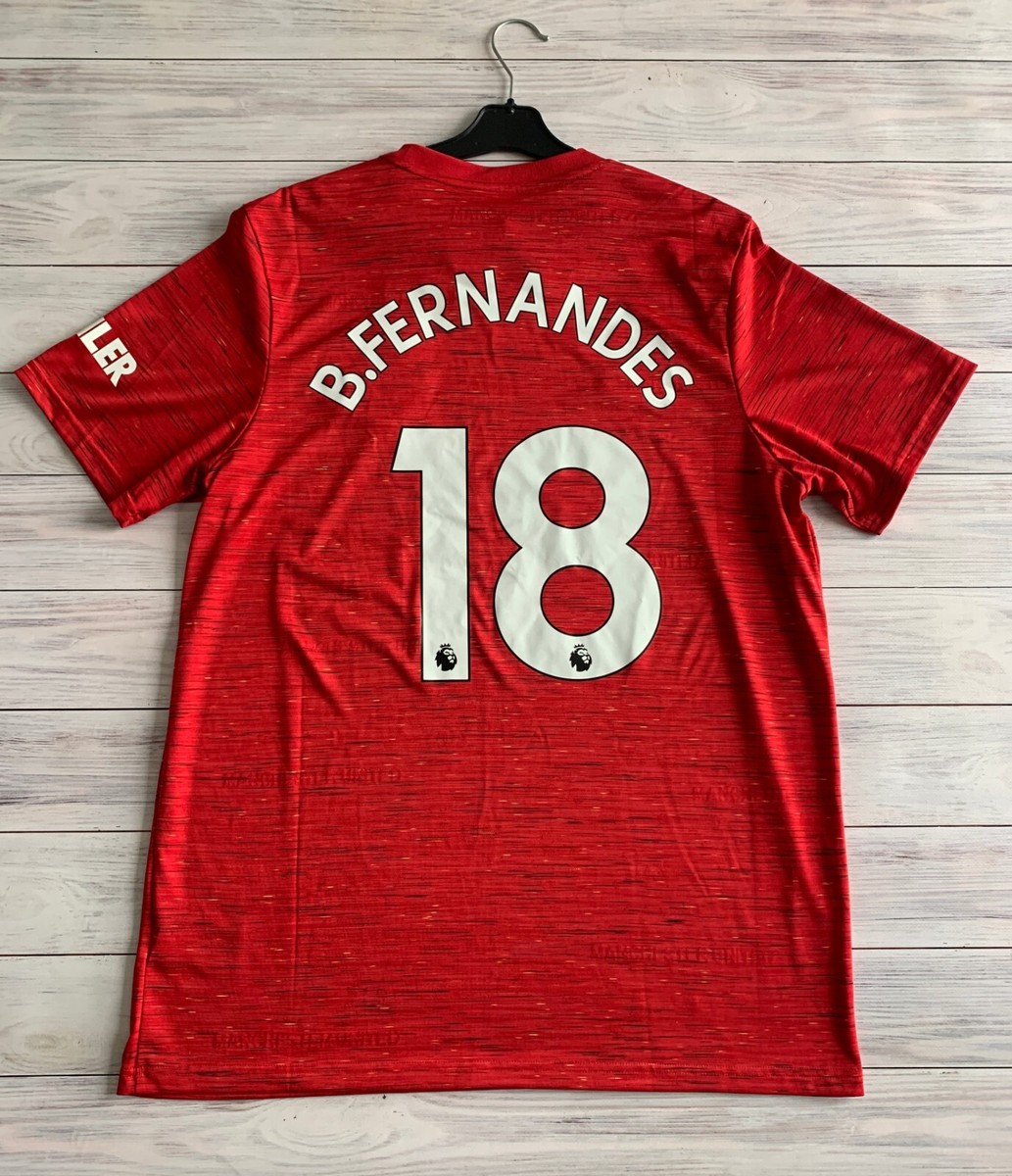 Manchester United 2020 2021 Home football shirt jersey Adidas sz