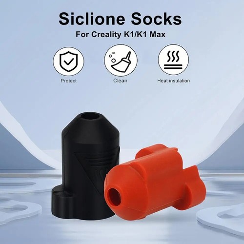 3D Printers Silicone Socks For Creality K1/K1 Max Nozzle Hotend Extruder Case SE - Afbeelding 7 van 21