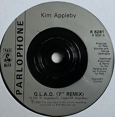 Kim Appleby - G.L.A.D - 7  Vinyl Single (3)