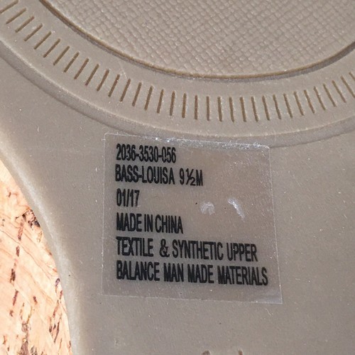 Bass Sandals Womens 9.5 M Louisa Strappy Elastic Metallic 2036-3530-056 Beige - Picture 13 of 17