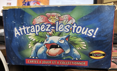 1999 Pokemon FRENCH 1st Edition Base Set Booster Box Display OPENED EMPTY |  eBay