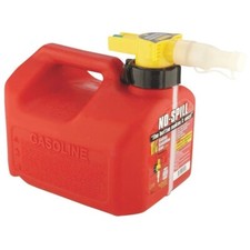 No Spill 1415 1.25 Gallon Poly Gas Can CARB Compliant , Red