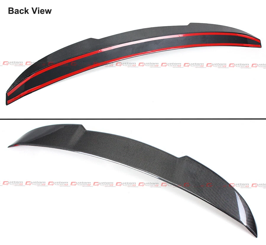 PARA 16-2023 NISSAN MAXIMA 8º Highkick Duckbill spoiler de porta-malas de fibra de carbono real - Imagem 3 de 4