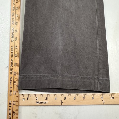 GIULIANO FUJIWARA Made in Italy Chino Pants Men 35x32 Brown Relaxed Fit Tag 54 - Picture 5 of 15