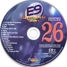 CHARTBUSTER ESSENTIAL KARAOKE CD G CBE-9 Disc-26 Avril Lavigne,Chis Brown,Fergie