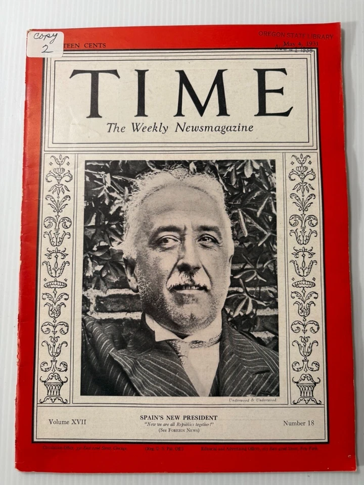 Vintage 1931 TIME Magazines - BUILD YOUR LOT - Pre-war 30s Good Ex-Library Ads - Image 4 of 4