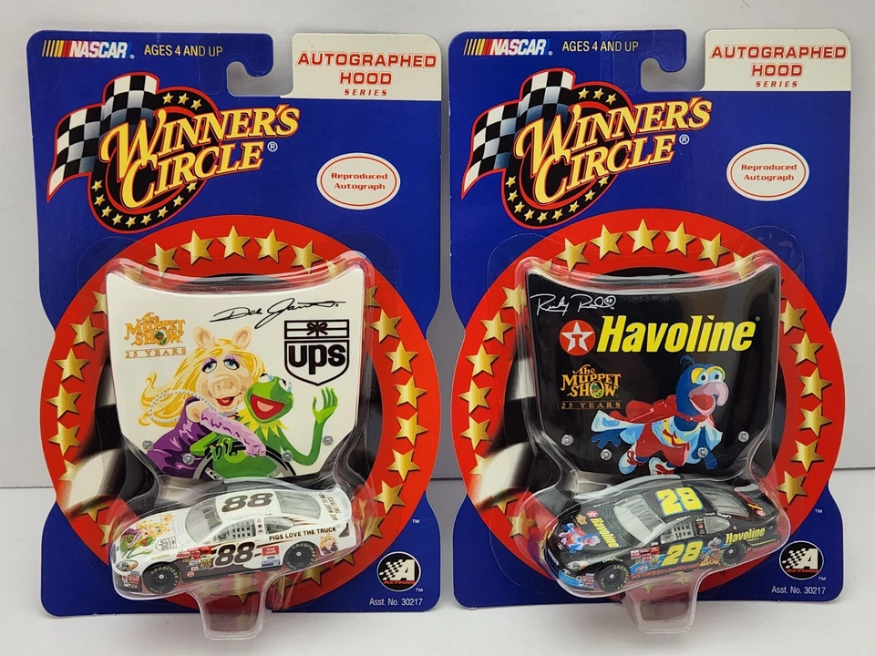Winner's Circle Ricky Rudd Havoline/Dale Jarret UPS Muppet Show 25 Yrs.-2 CarSet - Image 4 of 4
