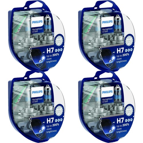 Philips Racingvision GT200 H4 H7 Halógeno Hasta 200% más Luz Bombillas 12V - Imagen 28 de 29