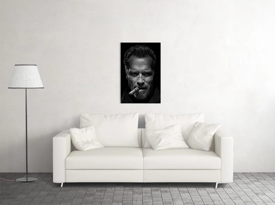 Arnold Schwarzenegger with Cigar Actor Graphic Print Wall Art - POSTER 20x30 - Image 2 of 4
