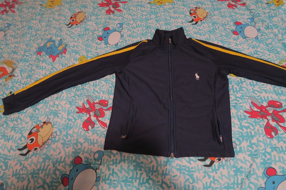 RLX Polo Ralph Lauren RLX67 ZIP Track Jacket Women's Medium Navy
