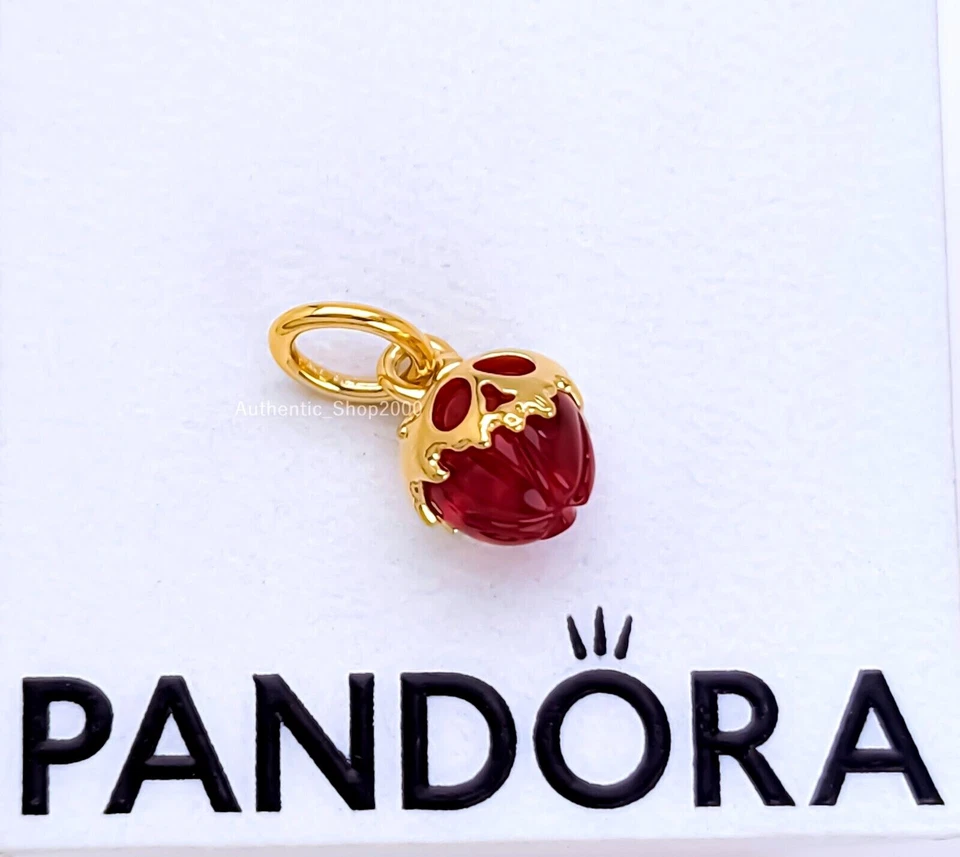 Dije colgante 100 % auténtico de Pandora villanos de Disney reina malvada manzana 763421C01 Foto 4 de 4