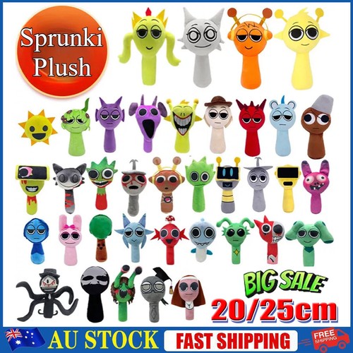 Sprunki Plush Toy Doll Simon Oren Wenda Sprunki Plushies Stuffed Doll Kids GT - Picture 2 of 83