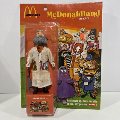 1976 REMCO Toys McDonaldland Professor Rare Vintage Sealed