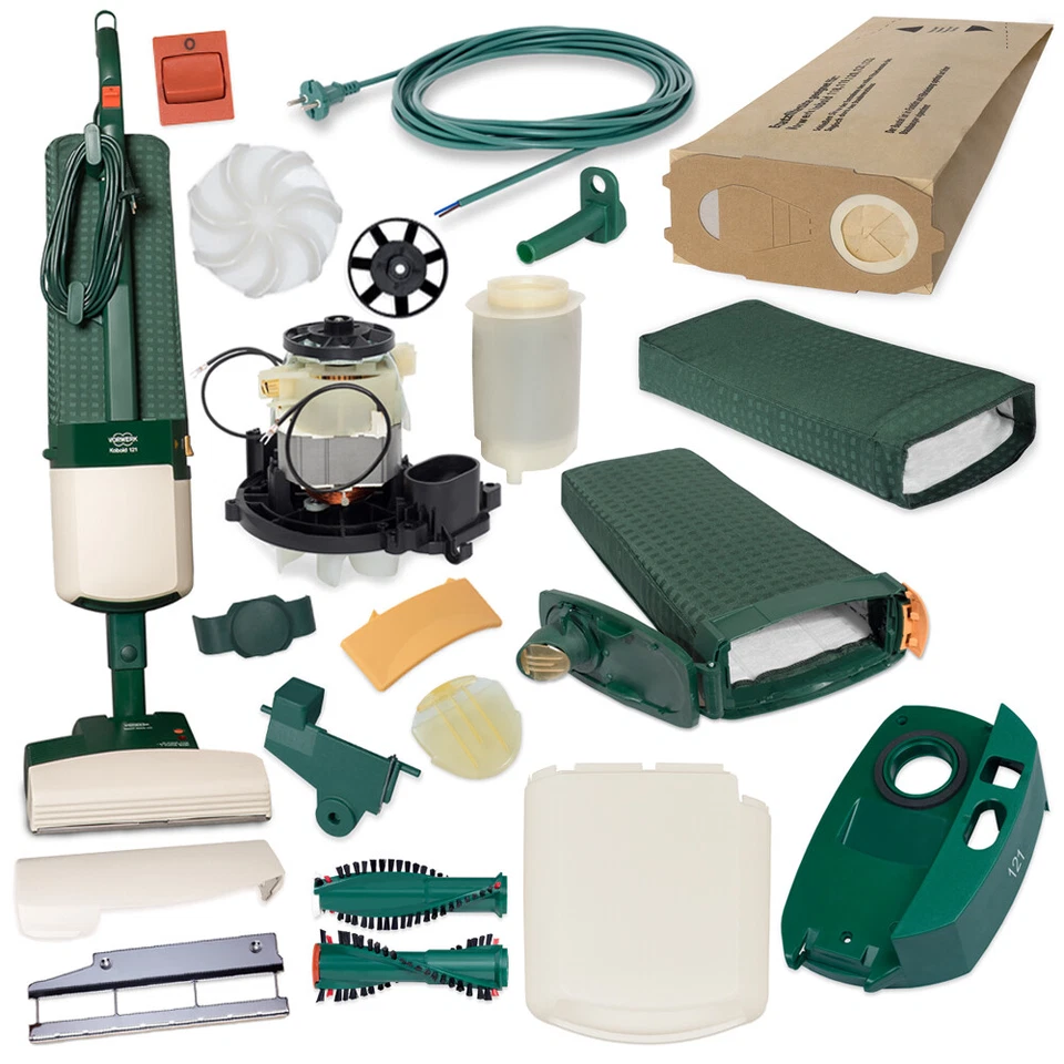 Ersatzteil passend für Vorwerk Kobold 121 mit ET 340 Elektrobürste Staubsauger