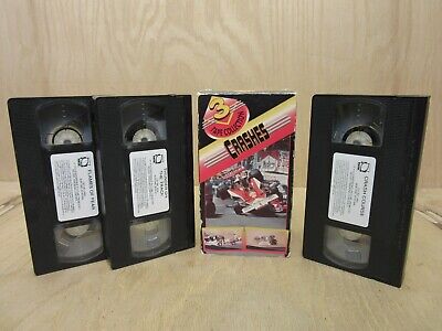 Simitar VHS 3-Tape Collections: Drag Racing & Crashes FLAMES OF FEAR | eBay