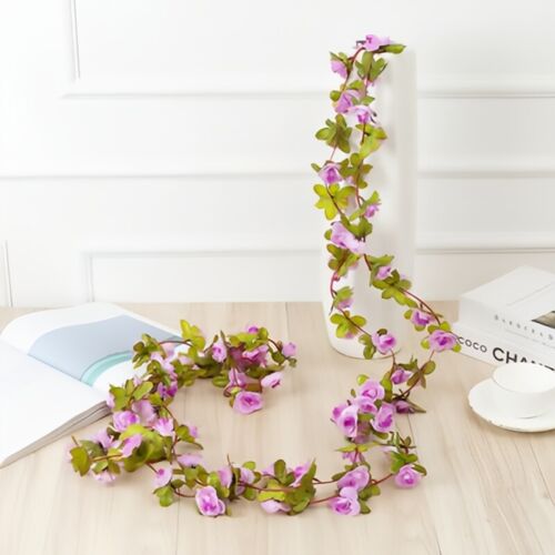 8Ft Artificial Flower Floral Fake Hanging Rose Garland Leaf Party Wedding Decor - Picture 22 of 27