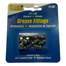 Plews LubriMatic 1/4-28 Grease Fittings 10 Pack 11-101