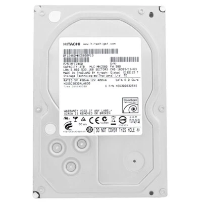 Festplatte Hitachi 3Tb HDS5C3030ALA630 32Mb Cache 5400Rpm Sata III 3,5" Zol