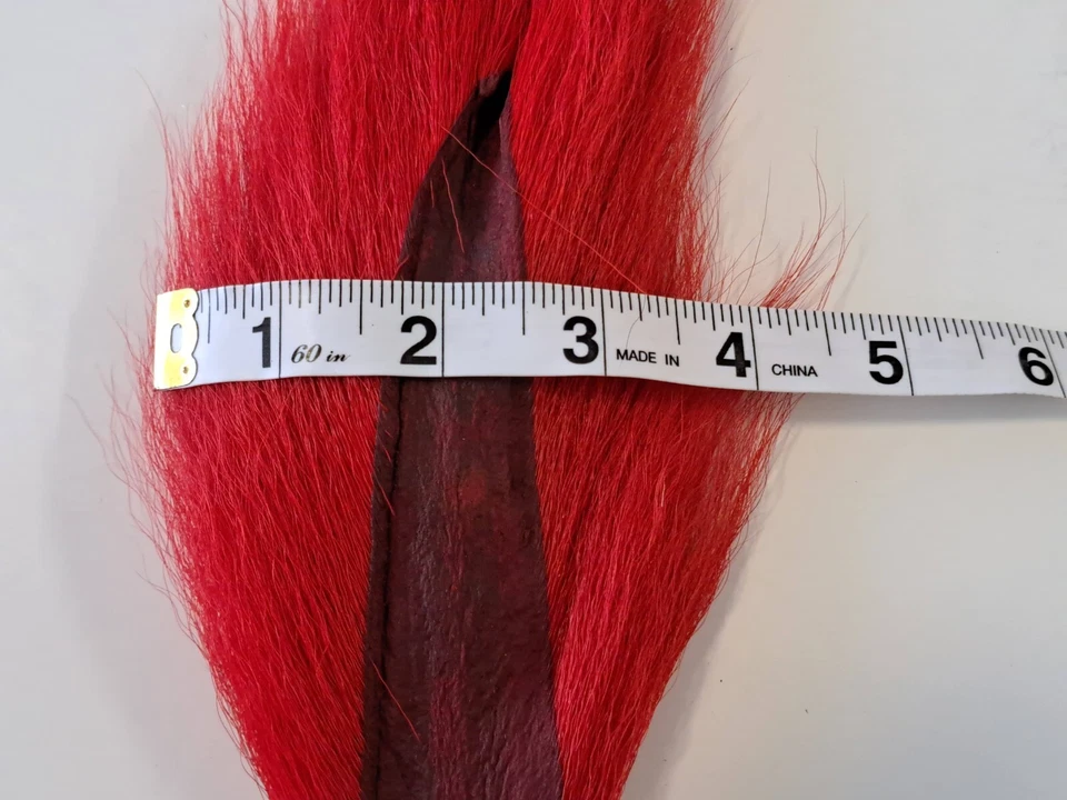 Medium Northern Bucktail Fly Tying Deer Tail 8" to 10" Long Hair Jigs Listing 2 - Image 3 of 4