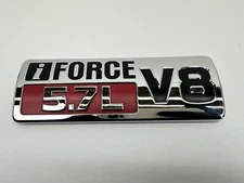 14 15 16 17 18 TOYOTA TUNDRA IFORCE V8 5.7 FENDER EMBLEM LOGO BADGE SYMBOL