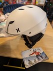 New Hurley Maverick White Snow Helmet Ski Snowboard Adult Large 22
