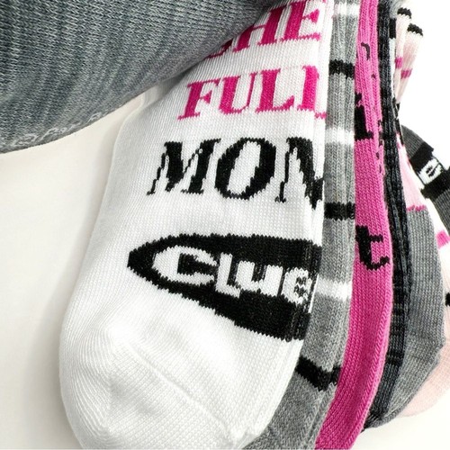 Clueless Movie Womens No Show Socks 90s Pink Black As If Whatever Cher Fun Gift - Picture 6 of 13